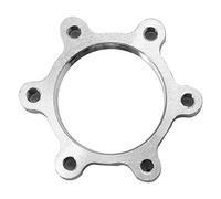 Alomejor Adaptador Freno Disco,compatibilidad 6 Tornillos y Bloqueo Central 48mm Adaptador Disco Bicicleta for Ciclistas montaña Gravel y rutas Todoterreno