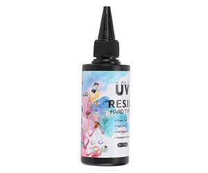 Alomejor Adhesivo de Resina UV Transparente de Curado Rápido para Manualidades y Fabricación de Joyas, Transparente, 1 X 100g (100 gramos)