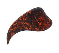Alomejor Adhesivo Protector para Golpeador de Guitarra, Accesorios Decorativos de PVC para Guitarrista, Larga Vida útil para Guitarristas Acústicos, PVC