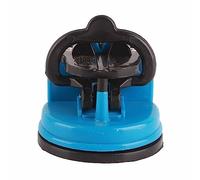 Alomejor Afilador de Cuchillos Afilador de Tijera Manual Eficiente con Ventosa para Uso en Cocina ABS + Acero de Tungsteno 2.4x2.6in (BLUE)