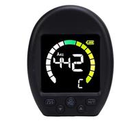 Alomejor Afinador de Metrónomo Digital con Abrazadera Giratoria Afinador de Guitarra de Alta Sensibilidad y Metrónomo para Guitarra, bajo, Ukelele, Violín, Músicos, Todos los Niveles, 30-280 Bpm