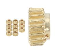 Alomejor Afinadores de Guitarra de Engranaje Abierto, Clavijas de Afinación de Bloqueo Hexagonal de Hierro con Relación de Engranaje 15:1 para Guitarristas, Bajos y Ukelele (12PCS)