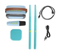 Alomejor Air Drums, Sticks 3D Inmersivos, Batería de Realidad Virtual con Micrófono y Altavoz para Niños y Adultos (BLUE)