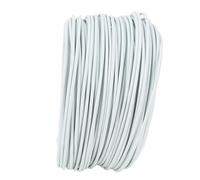 Alomejor Alambre de Amarre de Hierro Galvanizado Dúctil, Alambre para Atar Cables a Prueba de Herrumbre de 1,2 Mm/28 M, Acabado Liso para un Manejo Cómodo, de Metal Reutilizable (WHITE)
