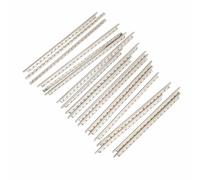 Alomejor Alambre de Traste de Guitarra de Cobre Blanco, 19 Trastes de 2,0 Mm, Piezas de Repuesto de Cuproníquel para Reparación de Bajos Eléctricos Acústicos