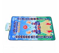 Alomejor Alfombra para Niños, Alfombra de Aprendizaje Interactiva Multilingüe, Varios Idiomas con Guía de Pronunciación para Educación