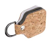 Alomejor Alisador de Hilo de Pesca con Mosca, Herramienta Compacta y Duradera para Entusiastas, Limpiador de Absorción de Agua 2 en 1 para Pesca, Tamaño 2,2x1,8 Pulgadas