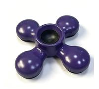 Alomejor Almohadilla Antideslizante para Violonchelo, Protector de Suelo de Goma para Violonchelo, Alfombrilla Antideslizante de Alta Amortiguación de 3 X 3 X 1 Pulgadas para Práctica de (PURPLE)