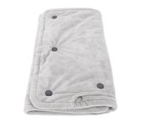 Alomejor Almohadilla Calentadora de Manos USB Multifuncional con Temperatura Constante para Pierna Estómago Espalda Hombro, Tela Suave, Gris Claro