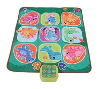 Alomejor Almohadilla de Baile Iluminada, Modos de Música e Iluminación Ajustables Alfombra de Baile Electrónica para Niños Adultos con Función Plegable Portátil