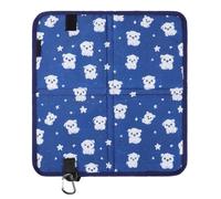 Alomejor Almohadilla Gruesa Portátil para Sentarse para Niños, Alfombrilla Plegable para Senderismo, Alfombrilla Impermeable para Acampar, Acogedora para Salidas Familiares (Estilo Perro)