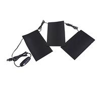 Alomejor Almohadillas calefactoras USB Ropa eléctrica Almohadillas calefactoras USB para Calentamiento de Campamento de Invierno al Aire Libre