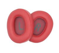 Alomejor Almohadillas de Repuesto para Auriculares 700BT 710BT 720BT 750BTNC 760NC 770NC, Cómodas Almohadillas de Cuero Proteico, 1 par para Viajes (Rojo)