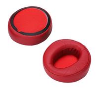 Alomejor Almohadillas para los Oídos de para Auriculares MDRXB950BT, Cómodas Almohadillas de Esponja, Reemplazan los Cojines Desgastados, 2 Unidades (Rojo)