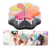 Alomejor Alomejor Almohadilla de Tinta Colorida con Forma de Pétalo para Agenda, álbum de Recortes, Excelente Resistencia a la Luz, Almohadilla de Tinta de Impresión de Pigmentos, para Manualidades