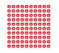 Alomejor Alomejor Anillos para Patas de Palomas, Duraderos, Livianos, 8 Mm, sin Palabras, Bandas para Piernas para Palomas, Suministros, Aplicación para Identificación y Marcado de, Material