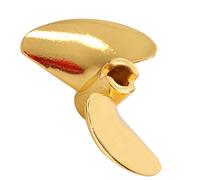 Alomejor Alomejor Barco RC, Hélice de Aleación de Aluminio de 35mm, Gran Empuje, Fácil de Instalar para FeiLun FT016 FT007 FT012 FT009 FT011 FT010 FT016 (Amarillo Y) (Amarillo Y)