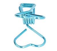 Alomejor Alomejor Clips de Papel Elegantes, Duraderos, Usables para Oficina, Juego de 20 Piezas, Pequeñas Herramientas de Almacenamiento Compactas para Documentos, Billetes, Material de Hierro