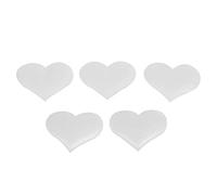 Alomejor Alomejor Decoración de Fiesta de Aniversario de Boda en Forma de Corazón DIY con Múltiples Colores, 500 Piezas Púrpura 1,3 ", Decoración de Centro Comercial (3,2 cm blanco 500