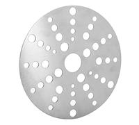 Alomejor Alomejor Disco Convertidor de Inducción de Acero Inoxidable Duradero, Evita Quemaduras, Placa de Guía Térmica para Estufa de Gas, Uso Conveniente, 1 Placa Difusora de Calor, Ideal para