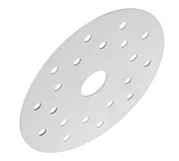 Alomejor Alomejor Disco Convertidor de Inducción de Acero Inoxidable Duradero, Evita Quemaduras, Placa de Guía Térmica para Estufa de Gas, Uso Conveniente, 1 Placa Difusora de Calor, Ideal para