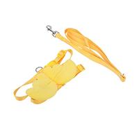 Alomejor Alomejor Juego de Correa Ajustable con Arnés para Mascotas, Pato, Pollo, Ganso, Cuerda de Tracción de Nailon de para Caminar Al Aire Libre, Lindos Suministros para Aves de Corral (M) (S)