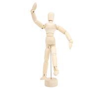 Alomejor Alomejor Maniquí de Madera con 14 Maniquíes de Dibujo con Articulación Giratoria para Dibujar, Desarrollar Habilidades Prácticas, Adecuado para Artistas y Niños Schima Superba (árbol de