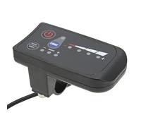 Alomejor Alomejor Medidor de Visualización de Energía para Bicicleta Eléctrica Preciso, Panel de Pantalla LED con Carcasa de ABS Impermeable para Ciclismo, Enchufe Impermeable de Tipo Universal,