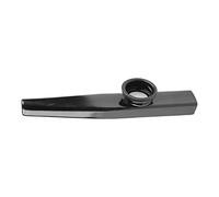 Alomejor Alomejor Metal Kazoo, Ligero, Portátil, de Aluminio, Regalo para Amantes de la Música, Adecuado para Guitarra, Flauta, Instrumento Musical (BLACK) (BLACK)