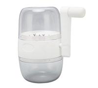 Alomejor Alomejor Molinillo de Nueces Manivela Cuchillas de Acero Inoxidable Picadora Molinillo de Nueces Manual para Ajo Blanco con Antideslizante para Cocinar en la Cocina