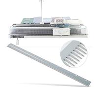 Alomejor Alomejor Peine Fundido para Máquina de Tejer de Metal para un Trabajo Eficiente Compatible con Silver Reed SRP50 SRP60 SRP60N, para Piezas de Repuesto (peine de aguja corta 45 cm/17,7