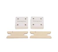 Alomejor Alomejor Tarjeta de Telar de Papel, Tejido Hecho a Mano, Flexible, Resistente, Adecuado para Amantes del Tejido