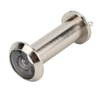 Alomejor Alomejor Visor de Puerta de Seguridad de 220 Grados Antirrobo para Puerta de Fibra de Vidrio de Metal y Madera Seguridad para el Hogar, Aleación de Color Bronce Rojo, Espesor de Aplicable