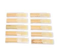 Alomejor Alt -Saxophone -Schilf 2.5 10 Conjunto de Cañas de Saxo Flexible con Sonido Transparente y Caja Transparente