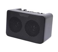 Alomejor Amplificador de Guitarra de 10W Mini Guitar Amplificador Portátil de Guitarra Combo Amp con Efectos de Retraso Incorporado para Práctica en el Hogar Músicos de Viaje