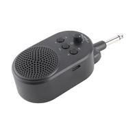 Alomejor Amplificador de Guitarra Eléctrica Mini 5W Compatible con Enchufe de 6,35mm Funcionalidad BT Portátil para Práctica en el Hogar