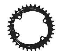 Alomejor Anilla de Bicicleta BCD 96MM Anilla angosta Anilla de cadenanica para M6000 M7000 M8000(34T-Black)