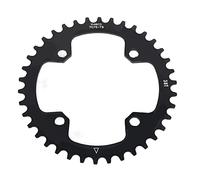 Alomejor Anillo Cadena Bicicleta, Resistente Acero Anillo Cadena montaña 104mm for Ciclistas reparación Ruta y Sendero