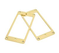 Alomejor Anillo de Pastilla Humbucker, Aleación de Aluminio, Accesorios Livianos para Guitarra Eléctrica, Fácil Instalación con Orificios de Montaje Precisos para Músicos (GOLD)