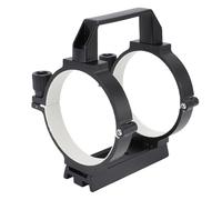 Alomejor Anillo de Tubo de Telescopio Abrazadera de Tubo óptico de Aleación de Aluminio Duradera para Telescopio Astronómico de 80 Mm a 90 Mm, Pernos Fáciles de Usar, Ideal para Observaciones