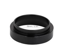 Alomejor Anillo Dosificador de café de Aluminio Resistente de 58 Mm, Eficiente para Dosificación de Precisión, Ligero y Portátil para Entusiastas de las Máquinas de café (BLACK)
