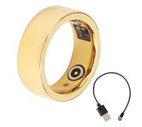 Alomejor Anillo Inteligente para Mujer, Rastreador de Actividad Física para Controlar la Temperatura Corporal del Sueño, Contador de Pasos, Regalo para (Tamaño 21 Circunferencia de Dedo aplicable: