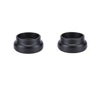 Alomejor Anillos de Agarre para Palos, Material SBR Antideslizante para Entrenamiento de Golf, Fuerza y precisión de Agarre Mejoradas para Principiantes, Uso en Interiores y Exteriores (Black)