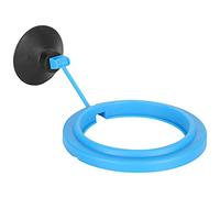 Alomejor Anillos de Alimentación de Peces con Ventosa, Alimentador Flotante de Plástico Seguro para Facilitar el Suministro de Alimentos para Pecera (Redondo)