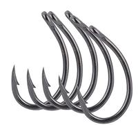 Alomejor Anzuelo de Acero de Alto Carbono, Duradero y Resistente, Pesca en mar, 30pcs, Gancho Fuerte y Afilado, para Profesionales y Amateurs, en mar y Agua Dulce, como Repuesto o Kit Completo