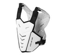 Alomejor Armadura de Pecho Ajustable para Motocicleta, Chaleco Ligero de Doble Protección para Montar en Motocross, Carcasa de PE