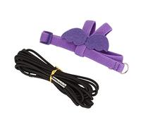 Alomejor Arnés y Correa para Pájaros, Súper Ligero, Ajustable, Resistente a Las Mordeduras, Cuerda de Tracción para Entrenamiento de Pájaros o Paseos Al Aire Libre, Hecho de Cinturón Elástico de