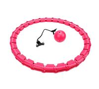 Alomejor Aro de Fitness Ponderado con Bola Ajustable para Adultos, Conjunto de Eslabones a Presión, Entrenamiento de Cintura para Principiantes