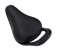 Alomejor Asiento de Bicicleta para Niños, Esponja Ultra Suave con Absorción de Impactos, Sillín de PU para Niños y Niñas, Bicicletas de Montaña y Carretera (Negro)