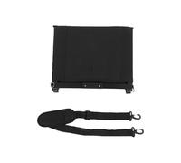 Alomejor Asientos de Estadio con Soporte para la Espalda Asiento de Grada Portátil Esponja de Poliéster de Hierro 15,75 X 12,6 X 14,57 Pulgadas Cojín de Espesor Diseño Plegable para Juegos (Black)